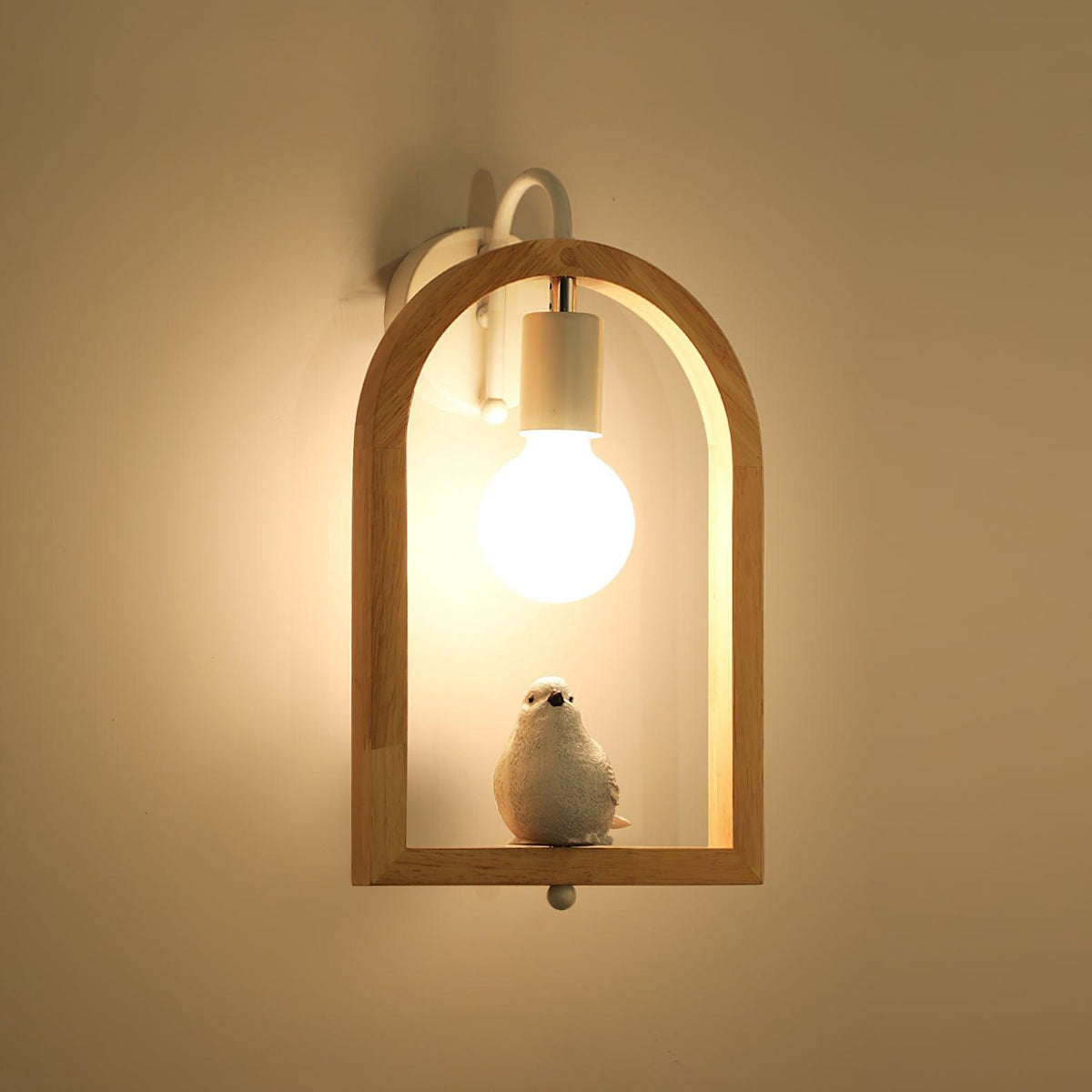 Cari aplique de pared de arte nórdico en resina