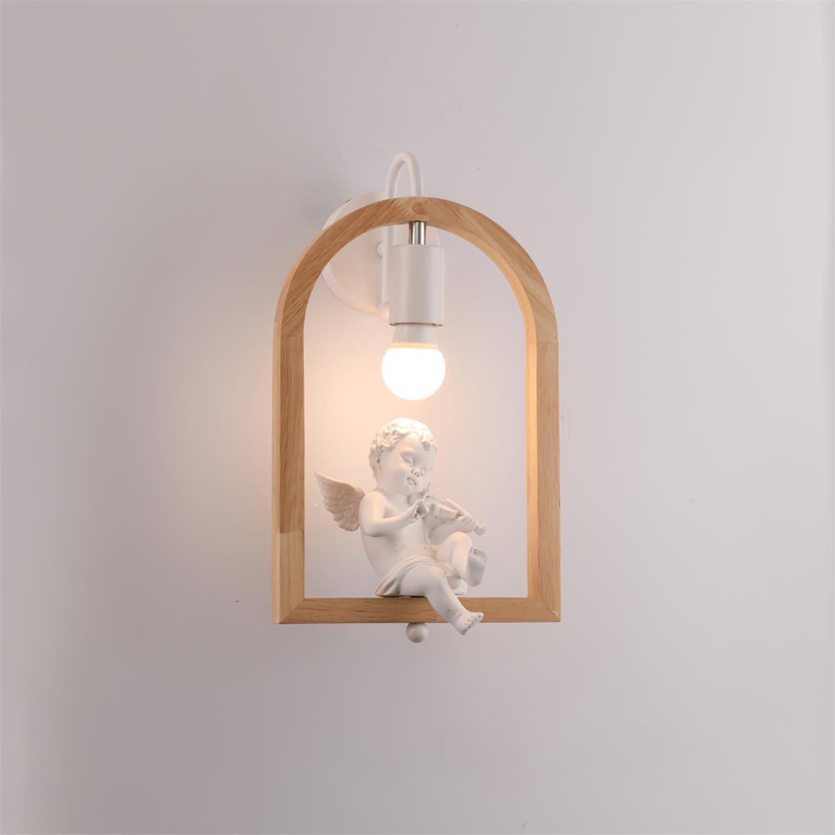Cari aplique de pared de arte nórdico en resina
