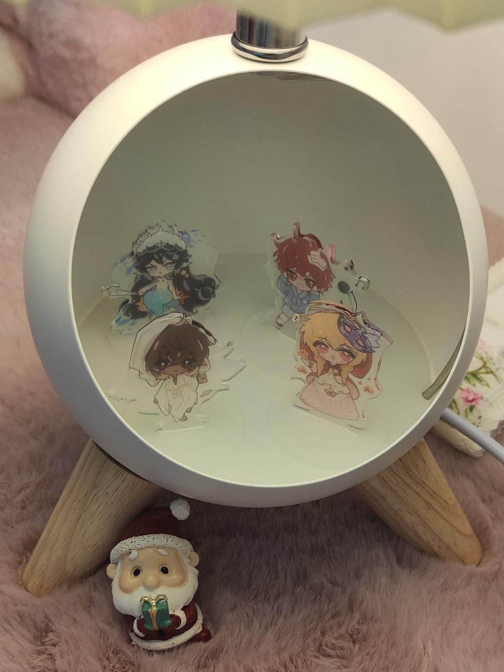 Hazelle lámpara de mesa moderna de tejido