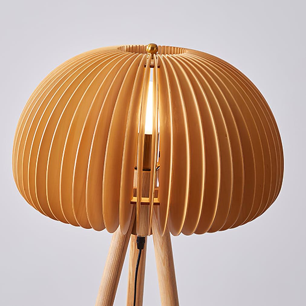 Zetalyre lámpara de pie de madera