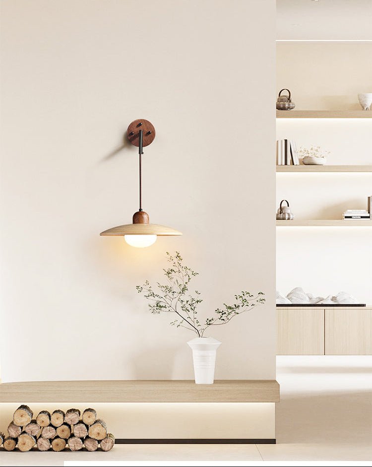 Sylaaria aplique de pared de madera