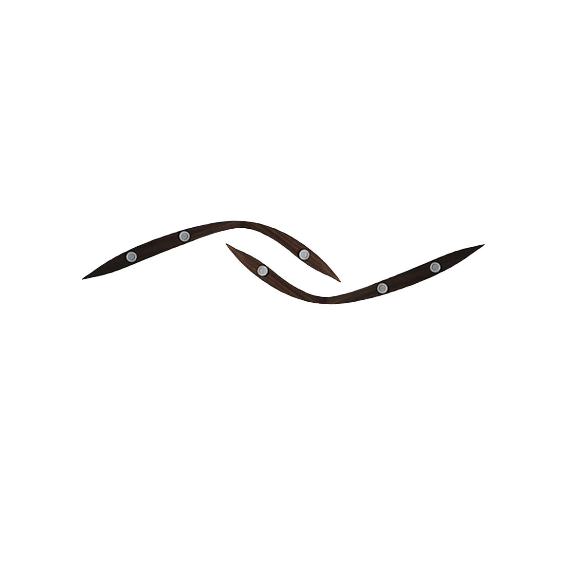 Queral lámpara colgante Flow minimalista de madera