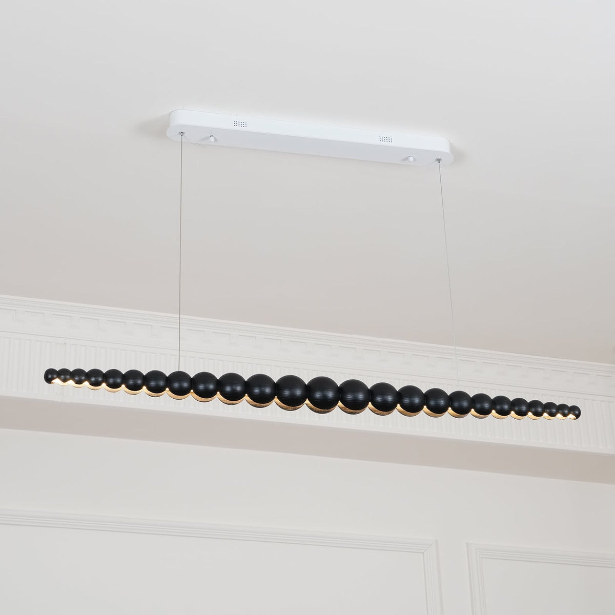 Orlanre lámpara colgante de madera minimalista