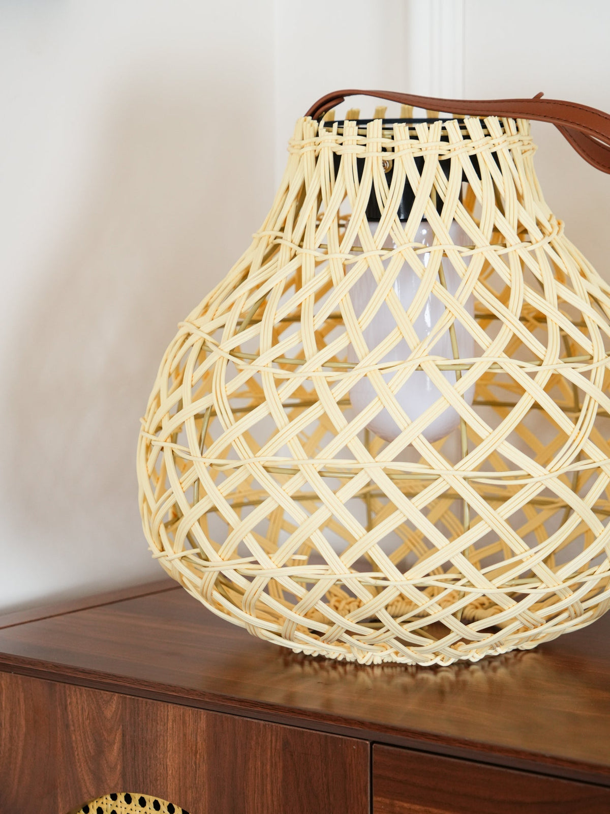 Isenor Woven esfera farol exterior