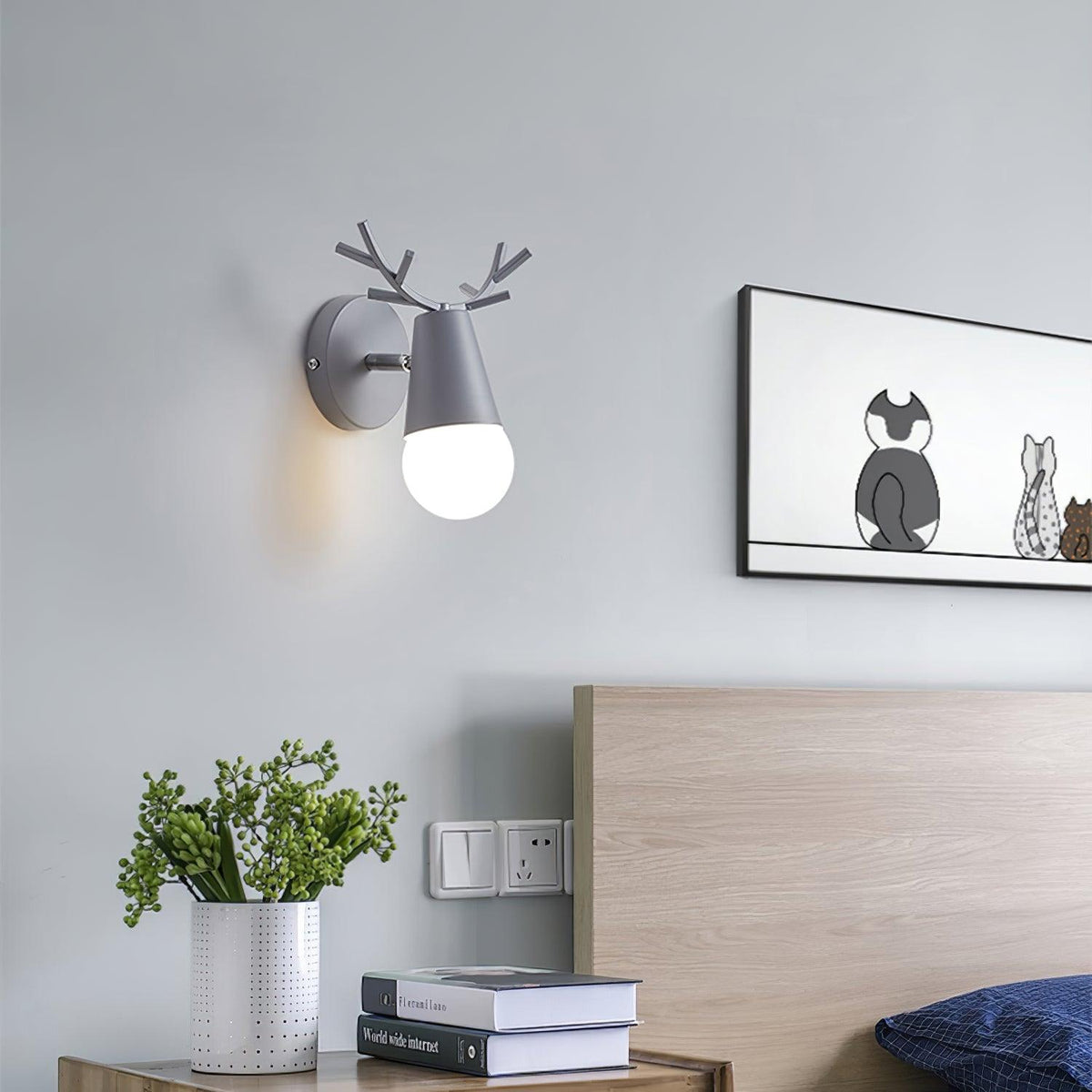 Liveny aplique de pared divertido y caprichoso