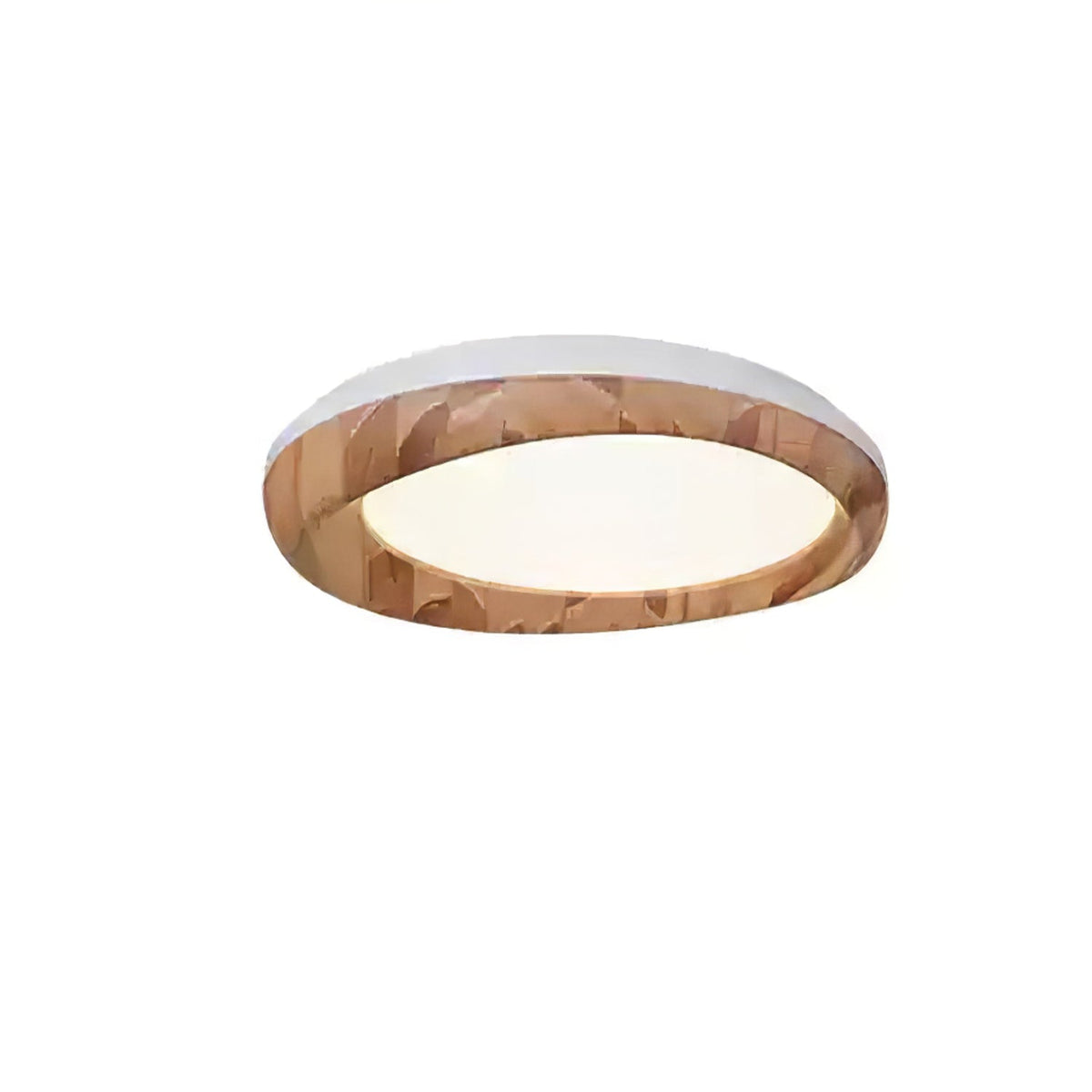 Eurtheara lámpara de techo de vidrio y madera orgánica