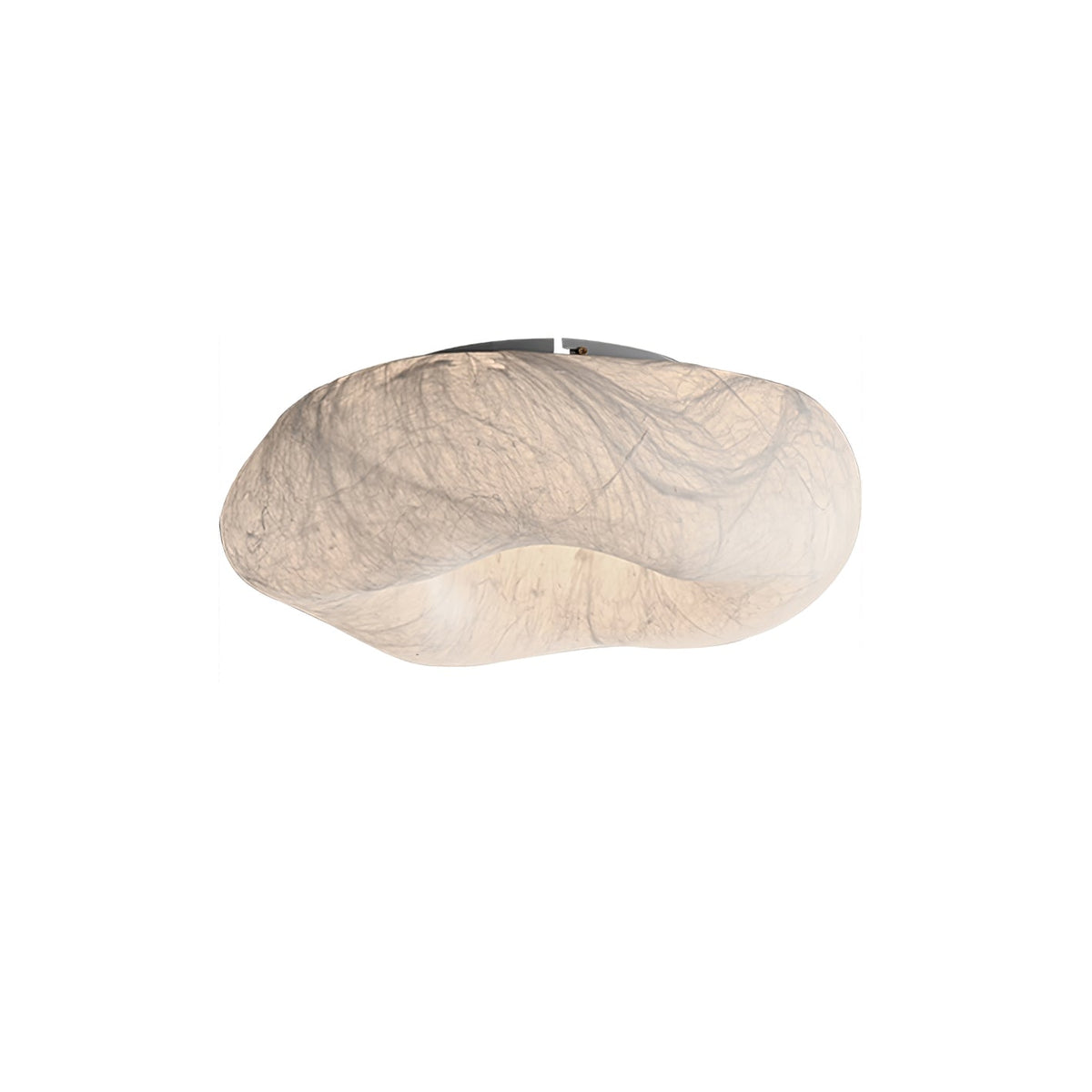 Calerelle lámpara de techo forma nube seda elegante