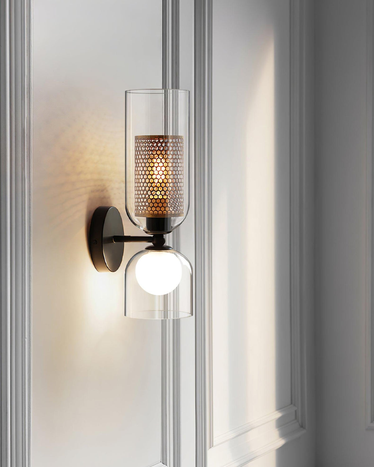 Alvynan aplique de pared Premium nórdico de vidrio artístico