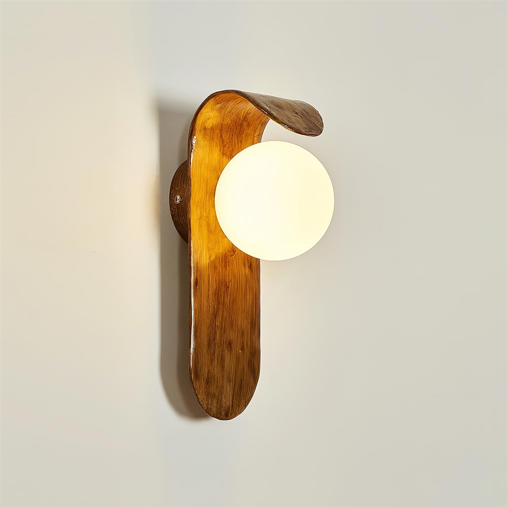 Gavino aplique de pared de madera