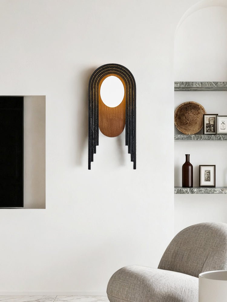 Zenith Arc Halo aplique de pared Art Deco