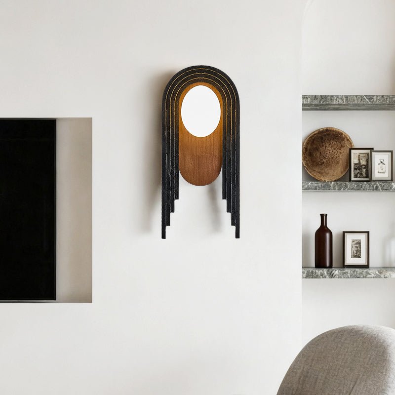 Zenith Arc Halo aplique de pared Art Deco