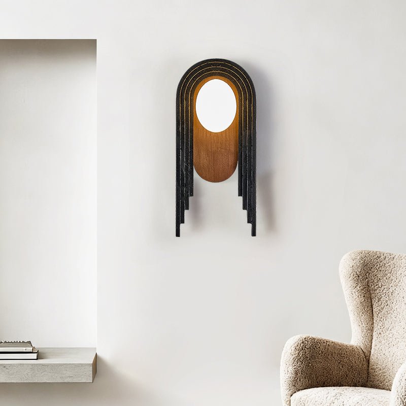 Zenith Arc Halo aplique de pared Art Deco