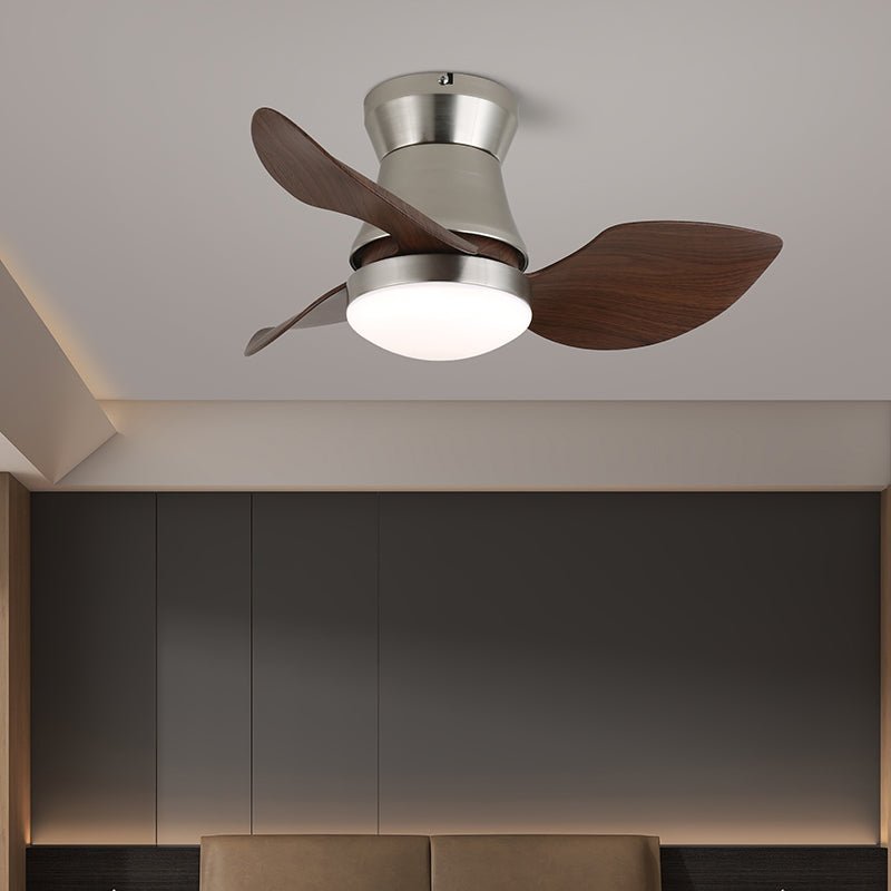 Luvora ventilador de techo con luz minimalista de madera