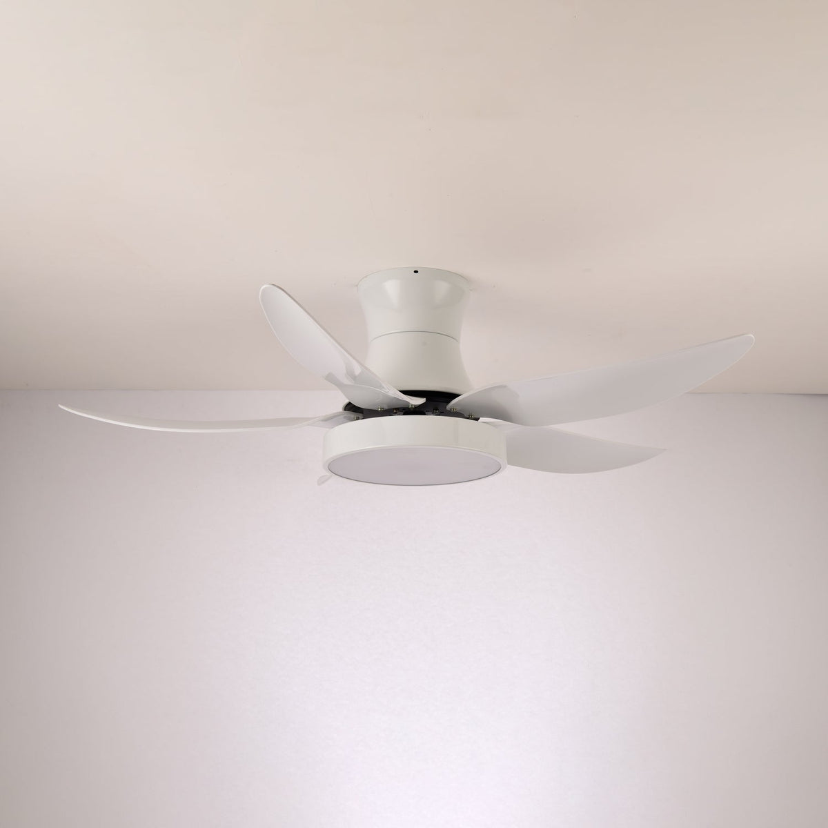 Jada ventilador de techo con luz moderno negro