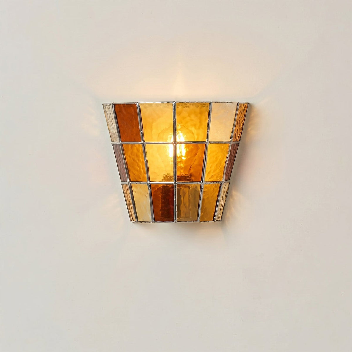 Saffrienne aplique de pared de vidrio