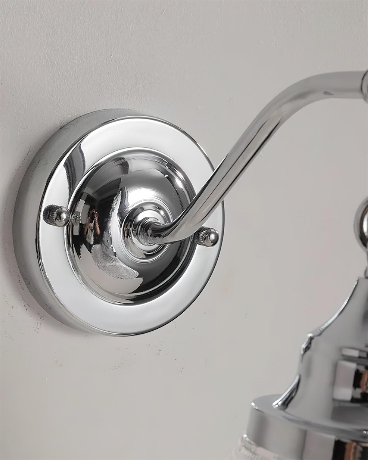 Perivo aplique de pared cromado pulido