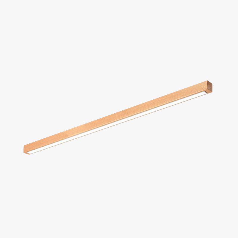 Arisha Moderna Lineal Madera/Acrílico Lámpara de Techo Madera