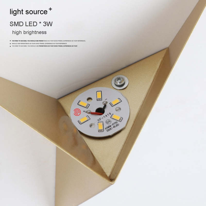 Ray Minimalita Triángulo LED Aplique de Pared