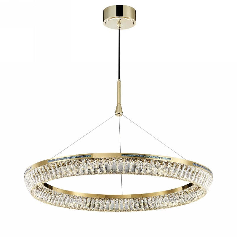 Kristy Lámparas de araña/Lámpara Colgante Metal Cristal