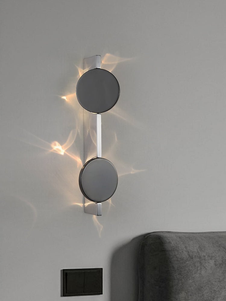 Pethr aplique de pared onda minimalista de acero