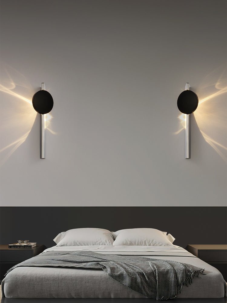 Pethr aplique de pared onda minimalista de acero