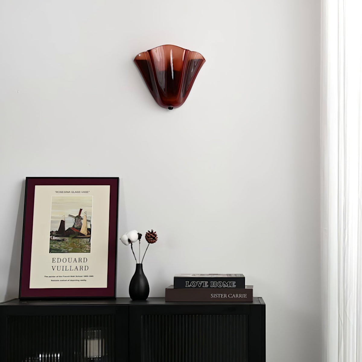 Renenielle aplique de pared con curvas suaves