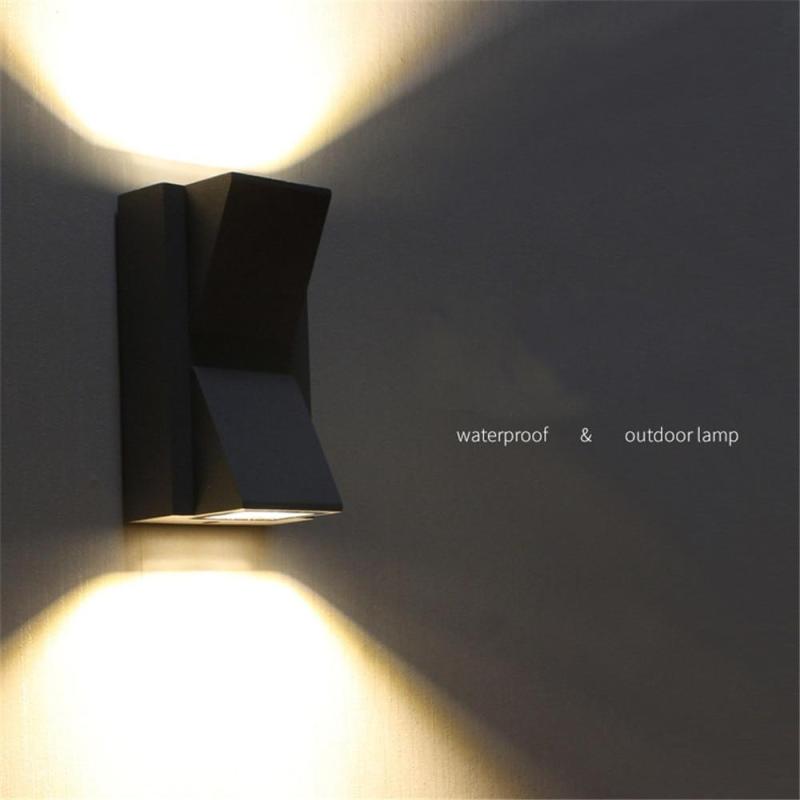 Ray Moderno Simple Aluminio Aplique de Pared LED Negro/Gris