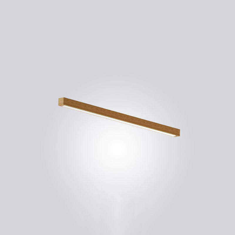 Arisha Moderna Lineal Madera/Acrílico Lámpara de Techo Madera