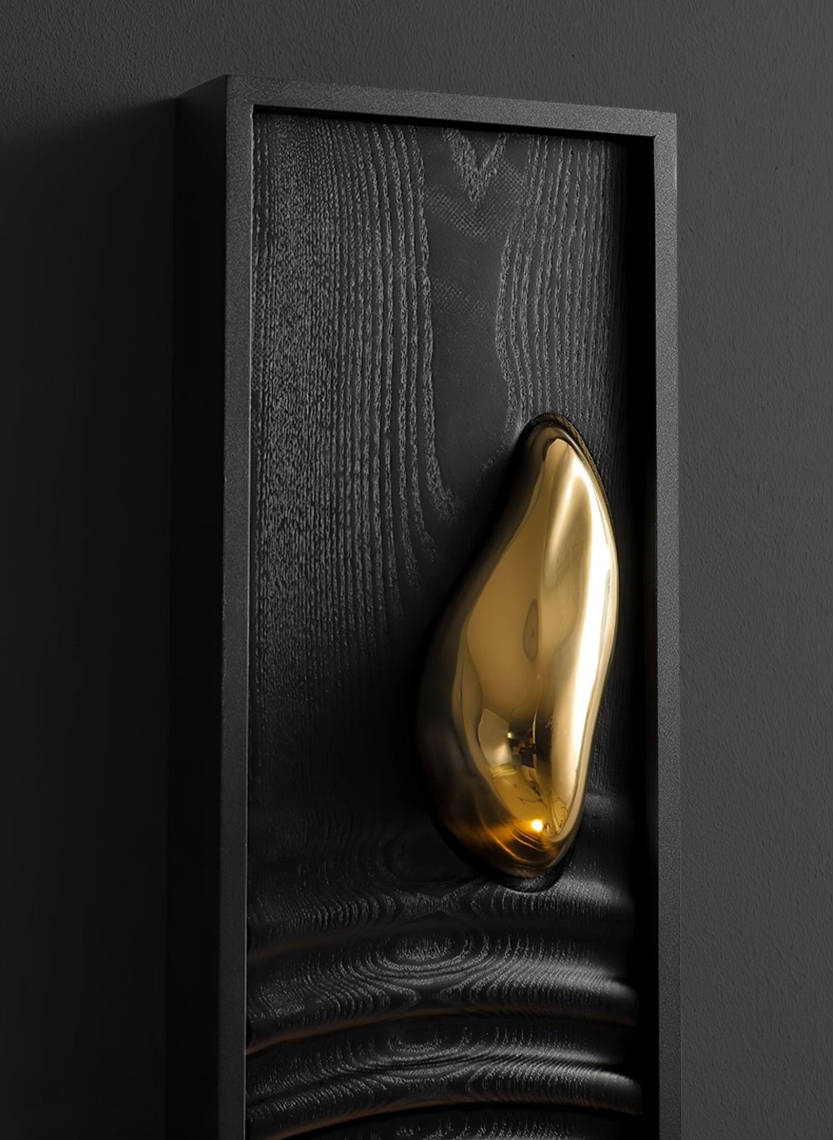 Caleb aplique de pared de madera vintage