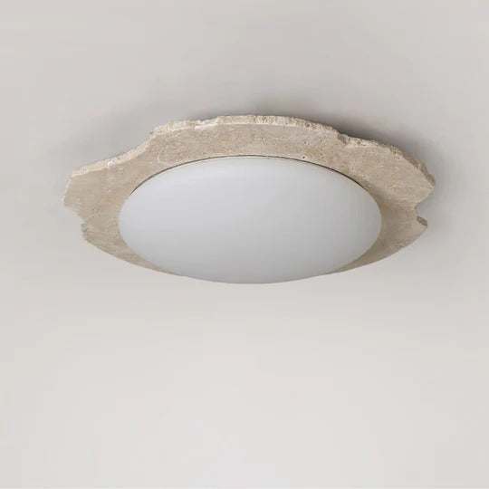 Nimbe Halo lámpara de techo travertino