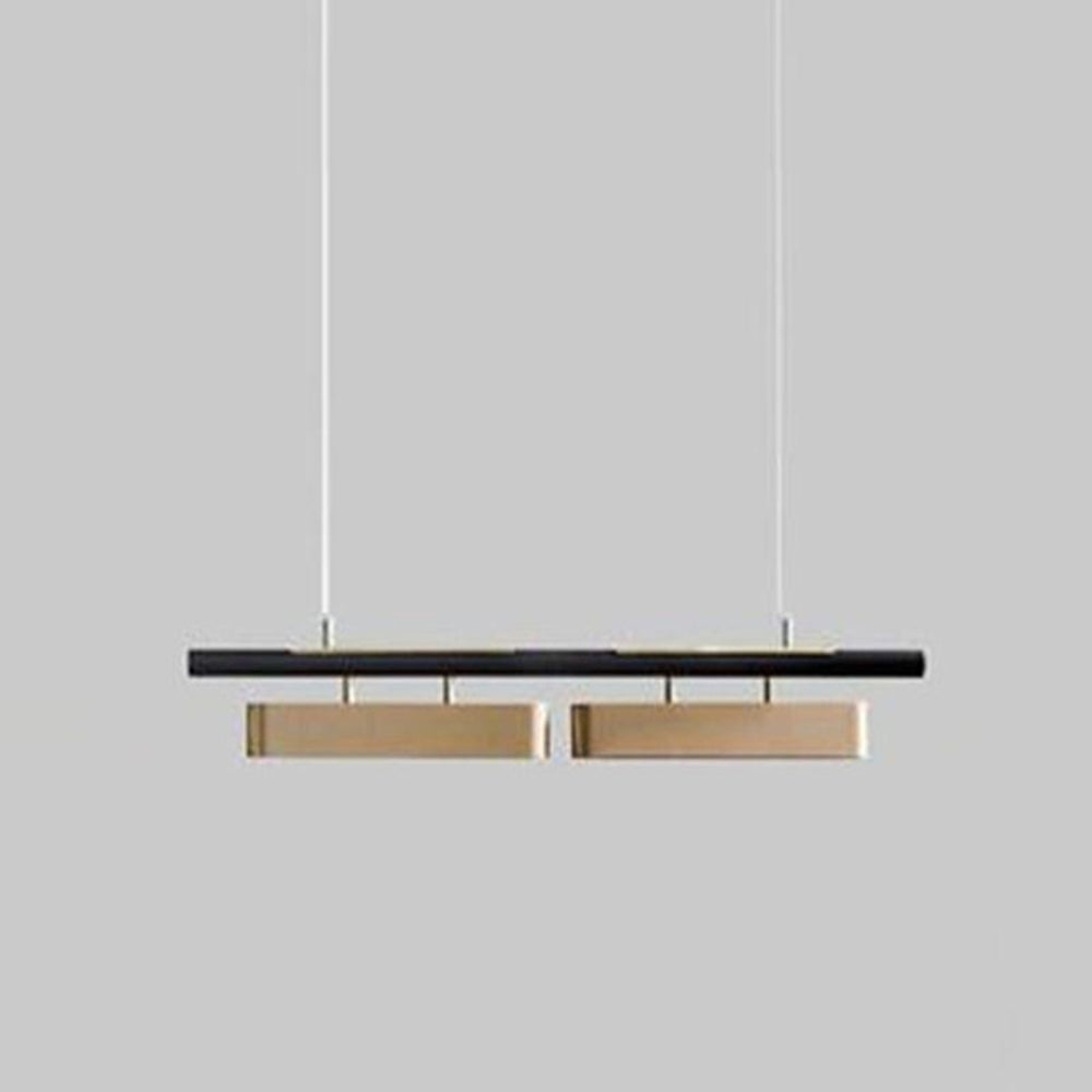 Arisha Minimalista Rectangular Metal Lámpara Colgante