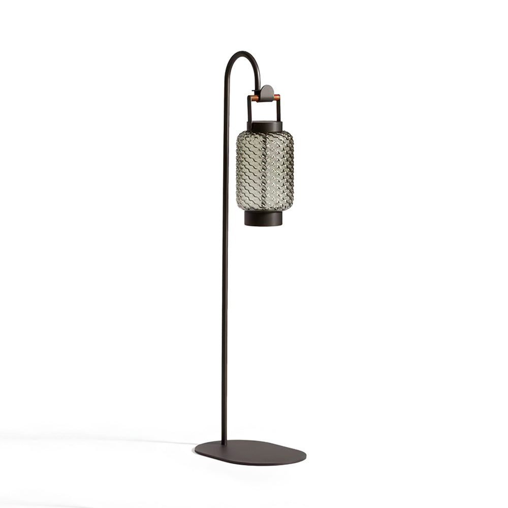 Ray Vintage Cilíndrica Metal Vidrio Lámpara Exterior