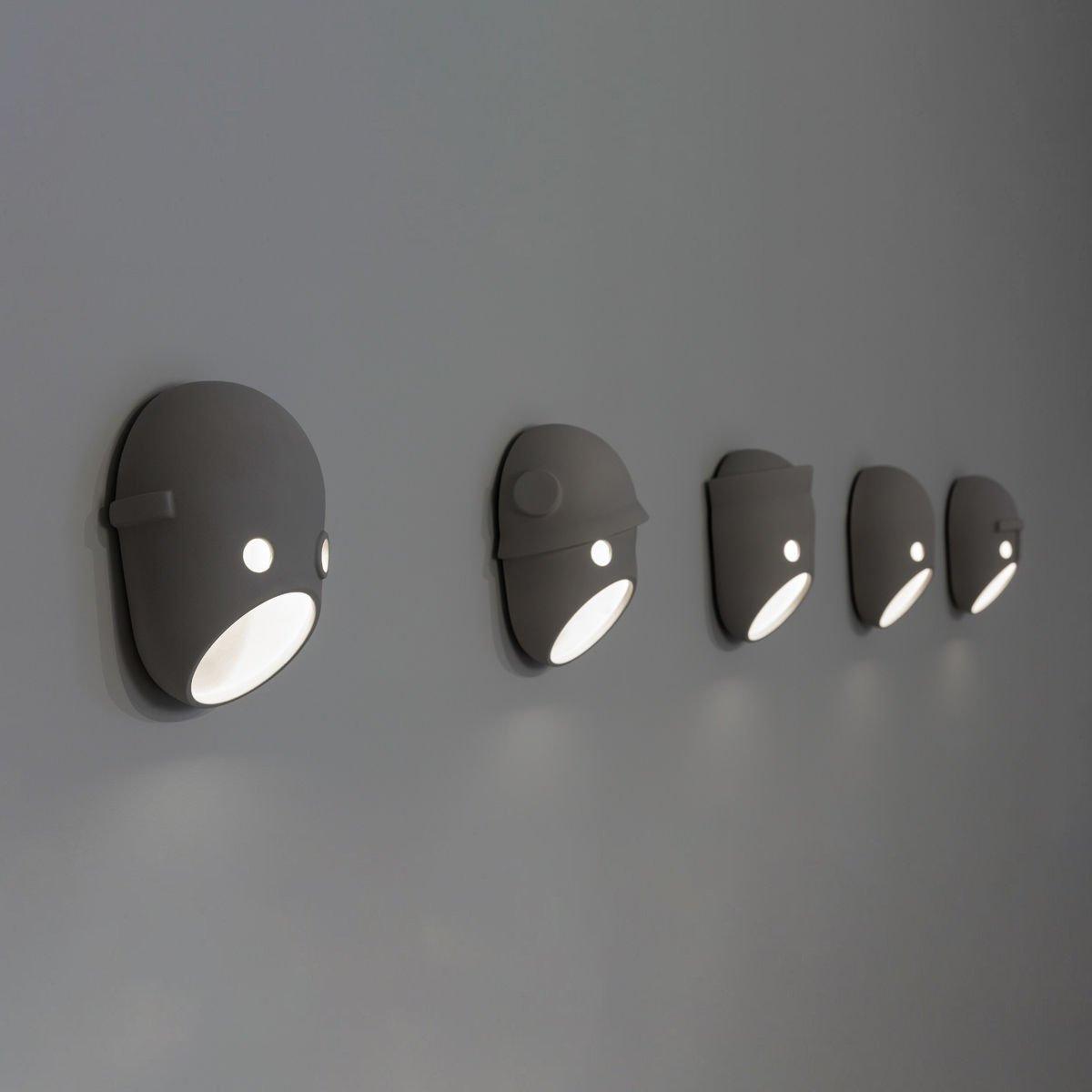 Mask aplique de pared individual creativo de resina