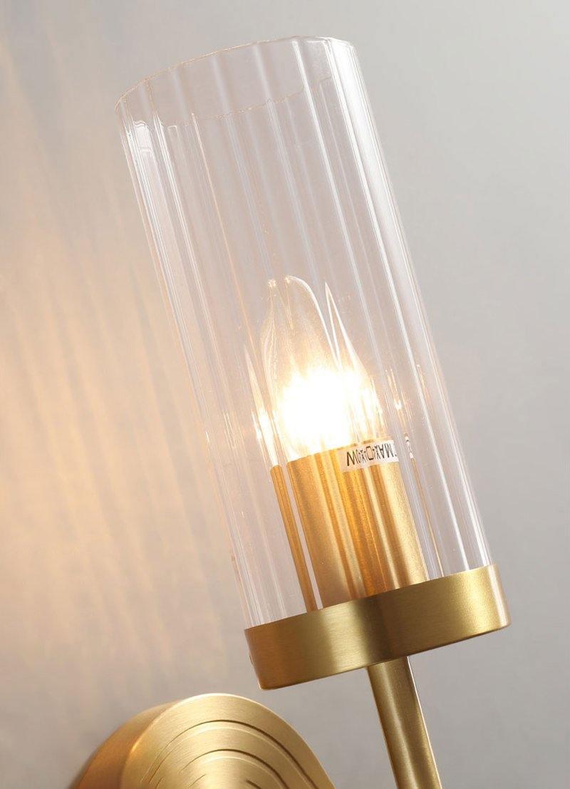 Vilaeisra aplique de pared elegancia Vintage con vidrio