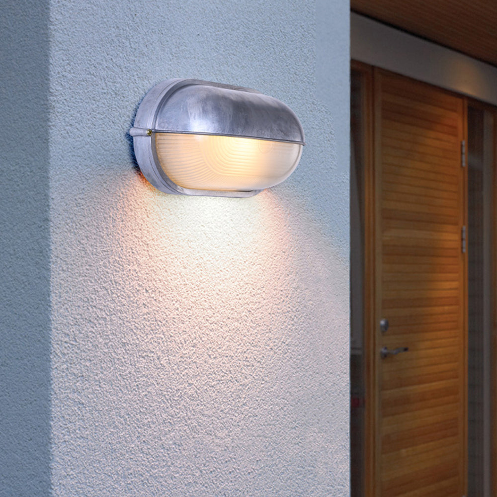 Ray Lámpara de Pared Exterior Impermeable Redonda/Elíptica