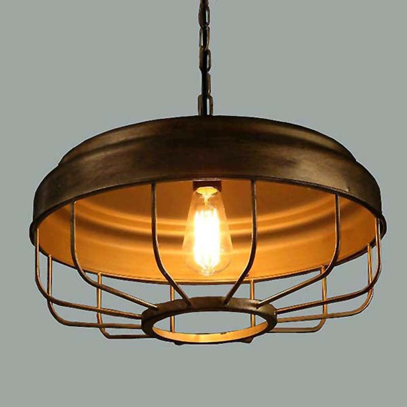Silva Industrial LED Lámpara colgante Metal/Vidrio Comedor/Dormitorio