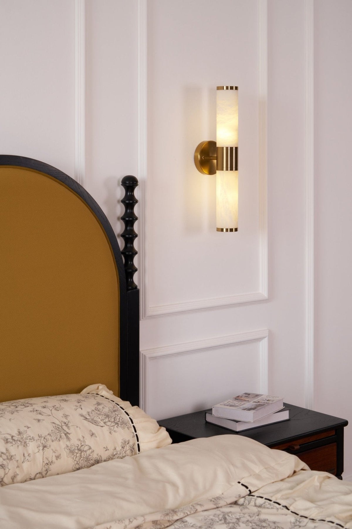 Tira aplique de pared minimalista alabastro