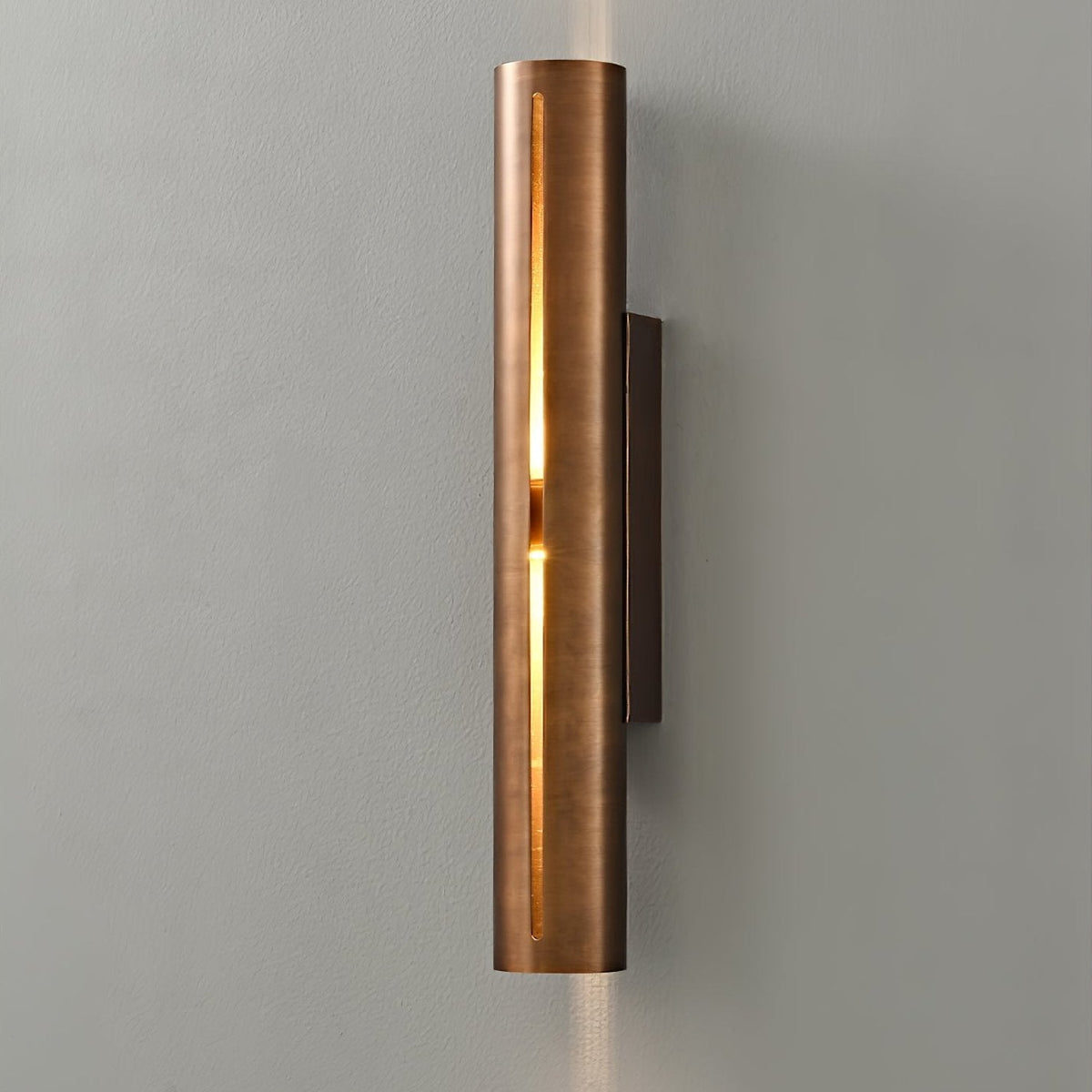 Avsilara aplique de pared moderno minimalista en latón con cilindro