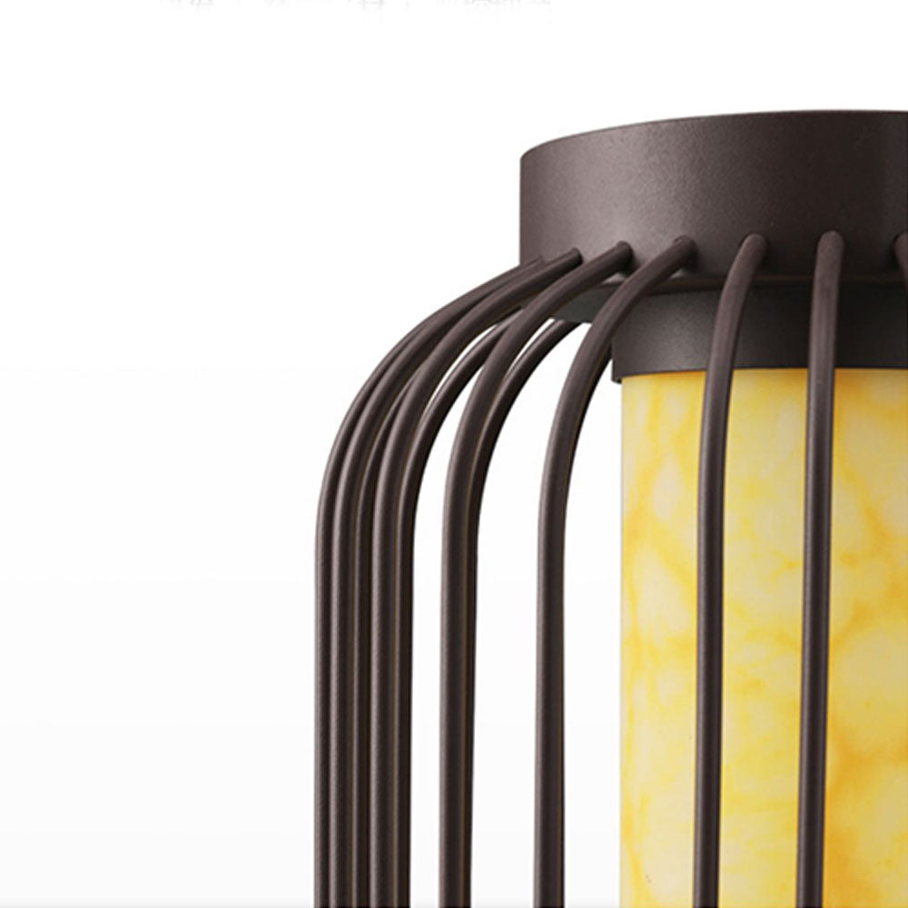 Ray Vintage Elíptica Metal Lámpara Exterior Patio Jardín