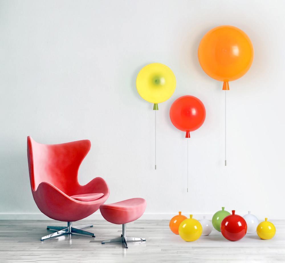 Kiri aplique de pared Cheerful Balloon Dream de plástico