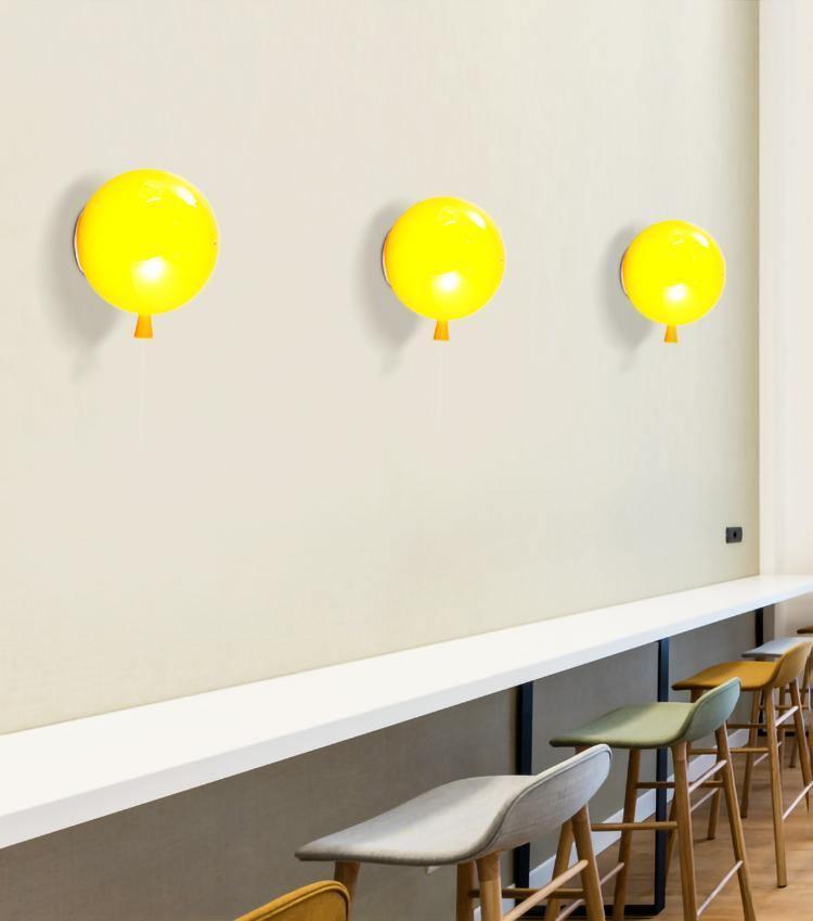 Kiri aplique de pared Cheerful Balloon Dream de plástico