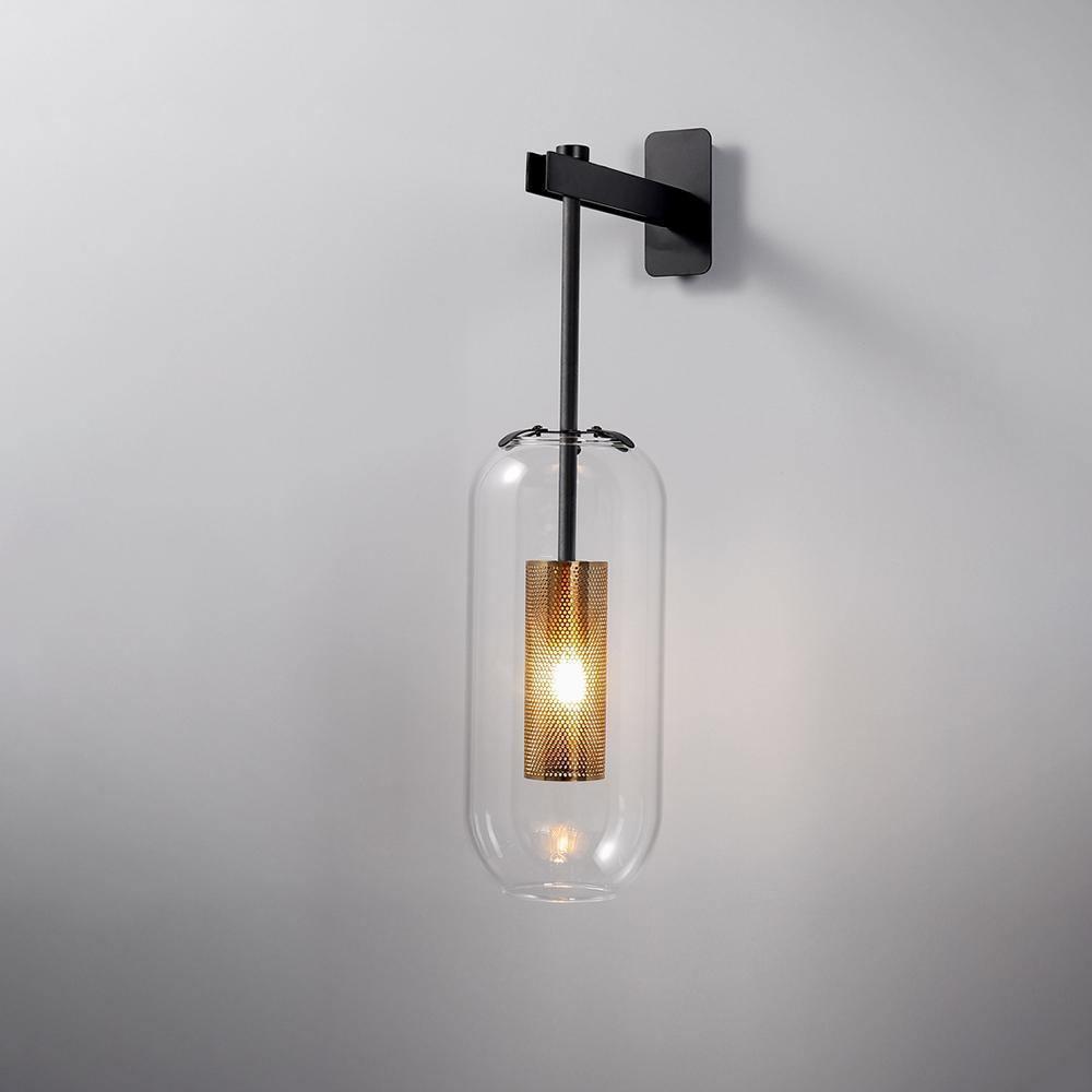 Eirinette aplique de pared Premium con vidrio nórdico