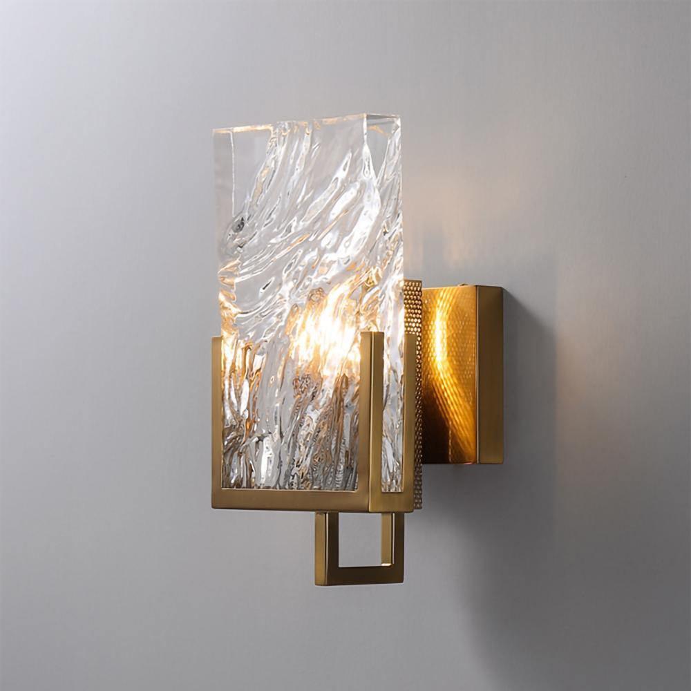 Ivenen aplique de pared Art elegancia cristal único de hielo