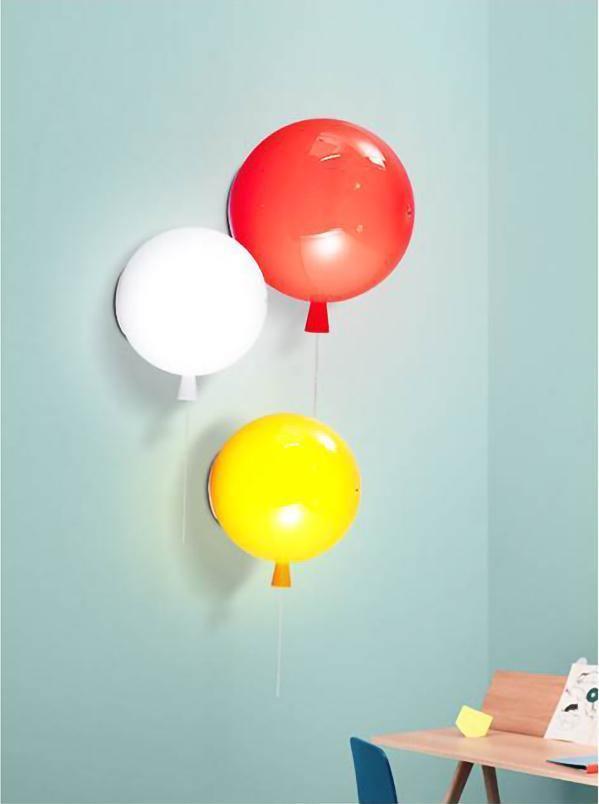 Kiri aplique de pared Cheerful Balloon Dream de plástico