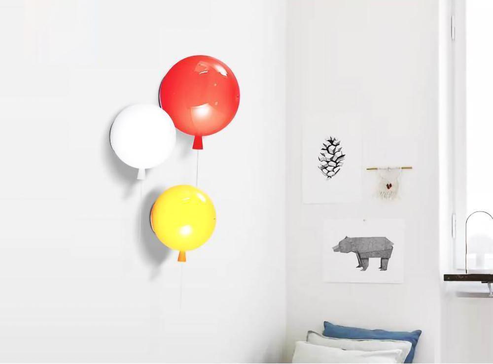 Kiri aplique de pared Cheerful Balloon Dream de plástico