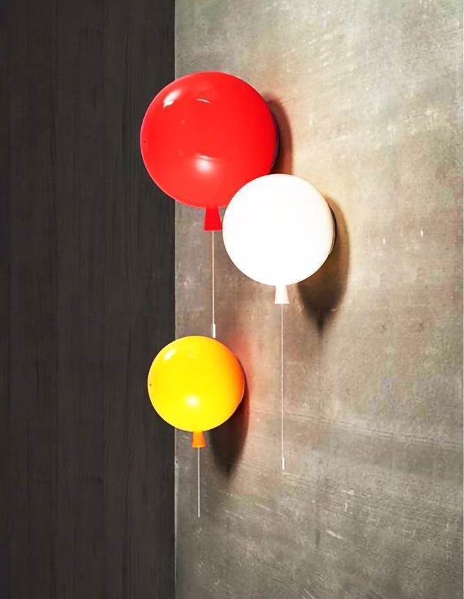 Kiri aplique de pared Cheerful Balloon Dream de plástico