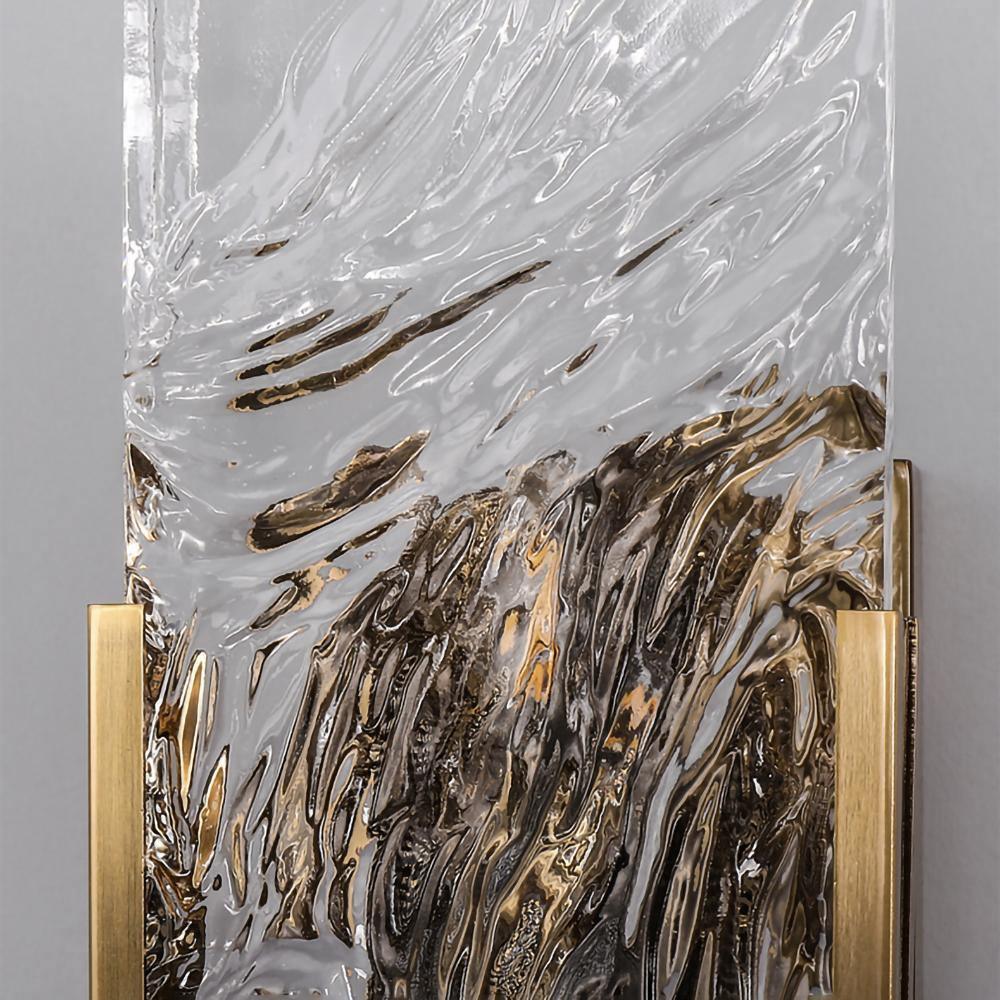 Ivenen aplique de pared Art elegancia cristal único de hielo