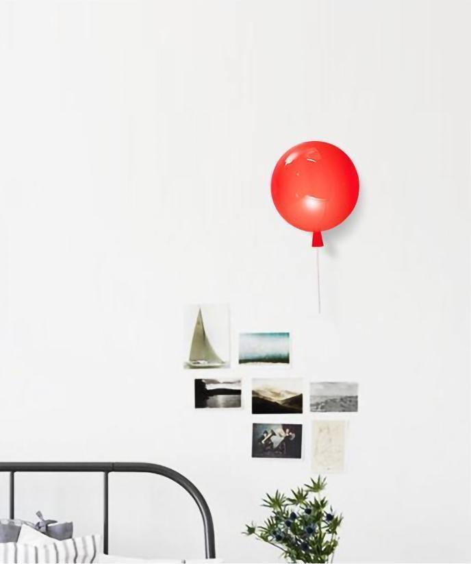 Kiri aplique de pared Cheerful Balloon Dream de plástico