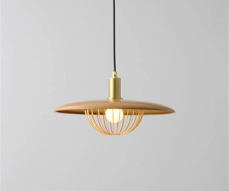 Rinoira lámpara colgante de madera estilo retro vintage
