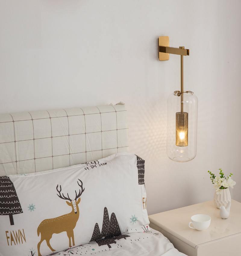 Eirinette aplique de pared Premium con vidrio nórdico